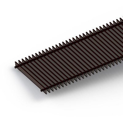 Решетка алюминиевая анод Черный поперечная, рулонная  ISOTERM Golfstrеam 27.330