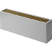 Isoterm напольный конвектор Коралл НКД 05-08. 50 (515 Вт), боковое, решетка алюм